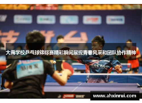 大禹学校乒乓球锦标赛精彩瞬间展现青春风采和团队协作精神 大禹学校乒乓球锦标赛精彩瞬间展现青春风采和团队协作精神